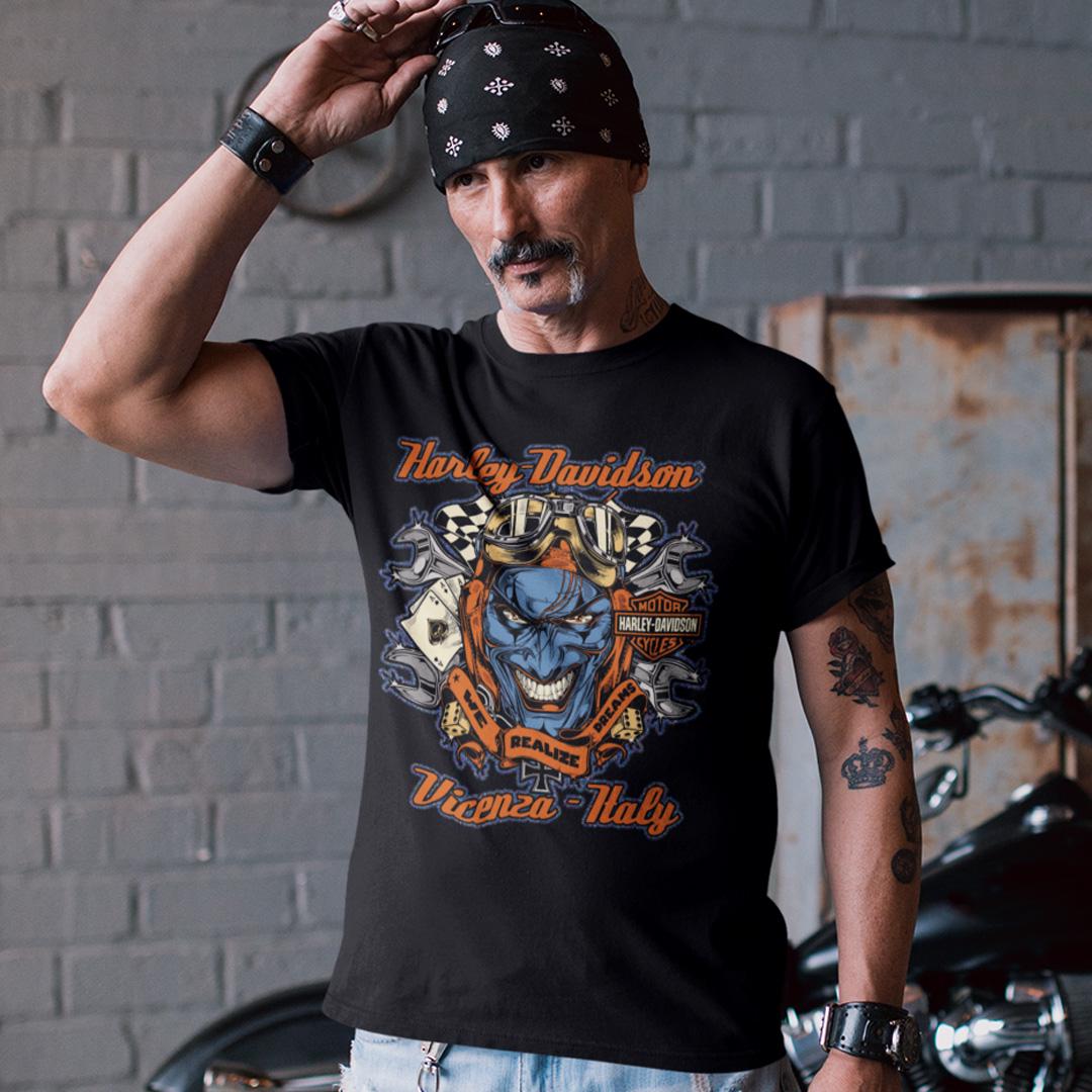 Футболка унисекс Harley Davidson We Realize Dreams 4XL Черный (0000009873)