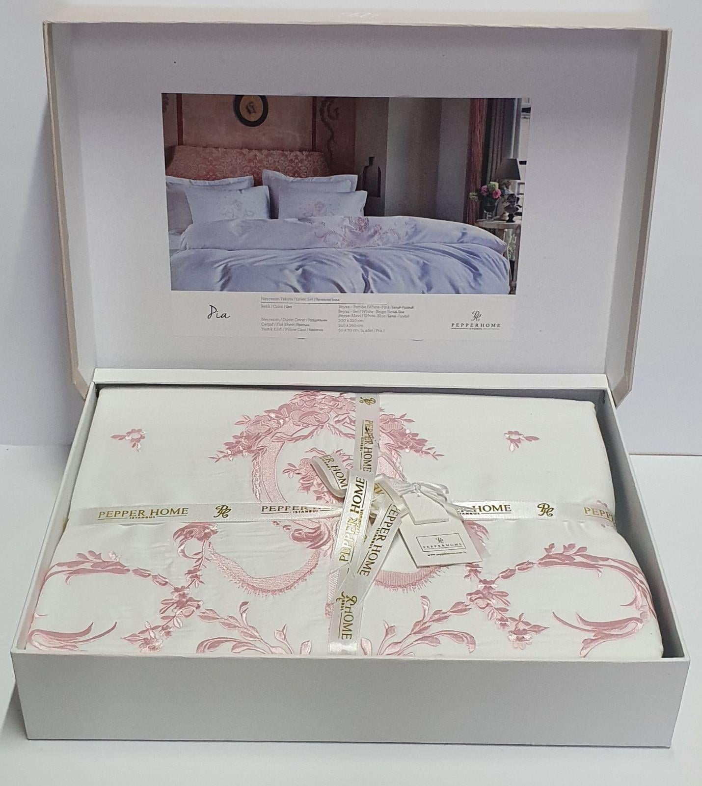 Комплект постельного белья Pepper Home Pia Pink 200x220 (CN5161)