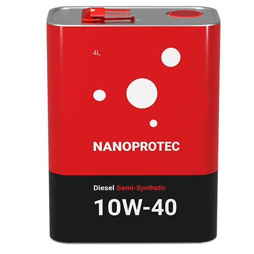 Моторна олива Nanoprotec 10W-40 Diesel Semi-Synthetic 4 л - фото 1