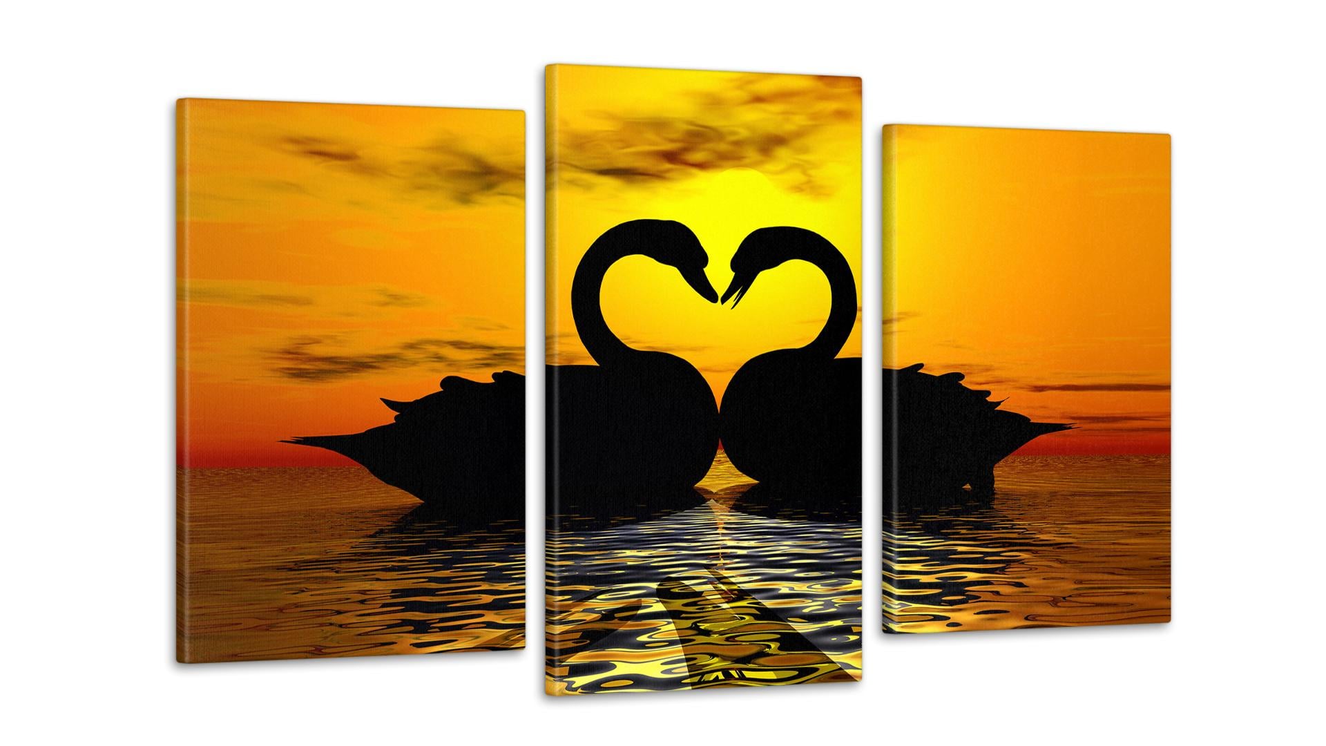 Модульная картина Лебеди 53x100 см (Art-108_3)