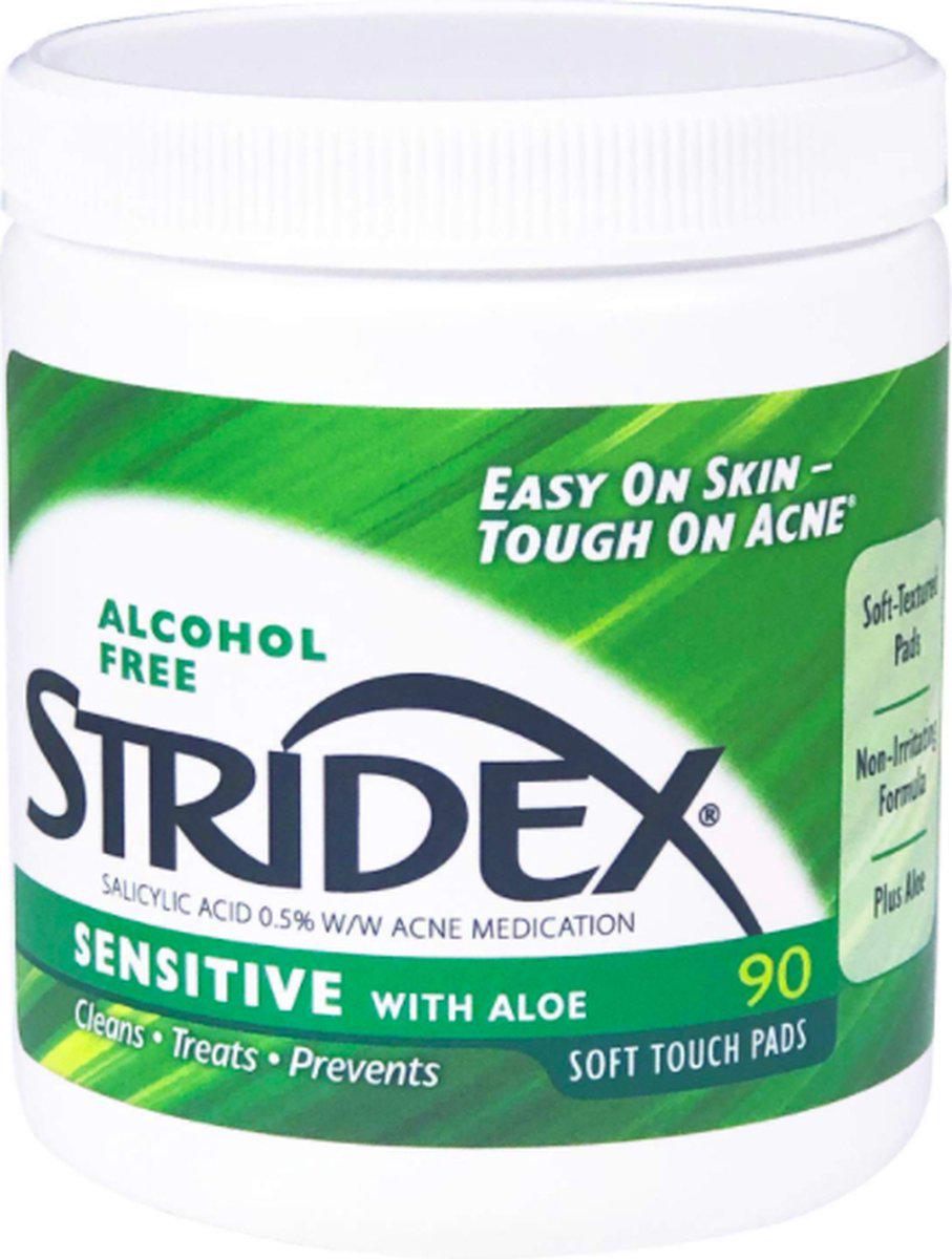Очищающие диски для чувствительной кожи STRIDEX лечение акне Acne Pads With Aloe 90 шт. (234567) - фото 5 Очищающие диски для чувствительной кожи STRIDEX лечение акне Acne Pads With Aloe 90 шт. (234567) - фото 5
