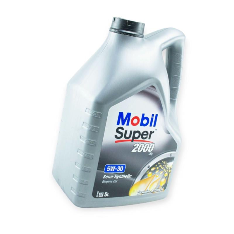 Масло моторное Mobil 5W-30 Super 2000 X1 SL/CF/A3/B4 5 л (2684192974)