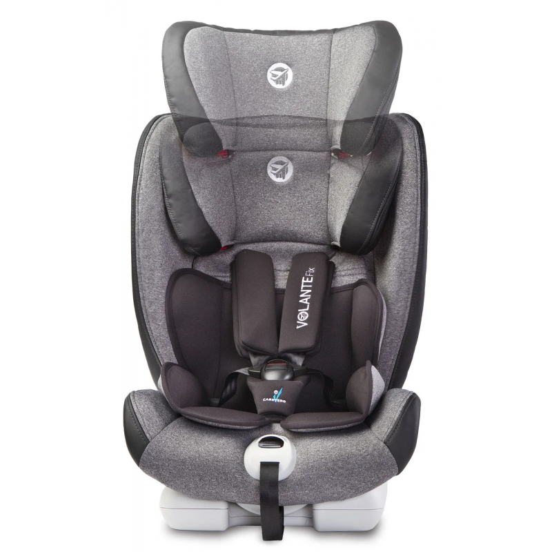 Автокресло Caretero Volante Fix Limited 1-2-3 группа 9-36 кг с системой Isofix Серый - фото 5