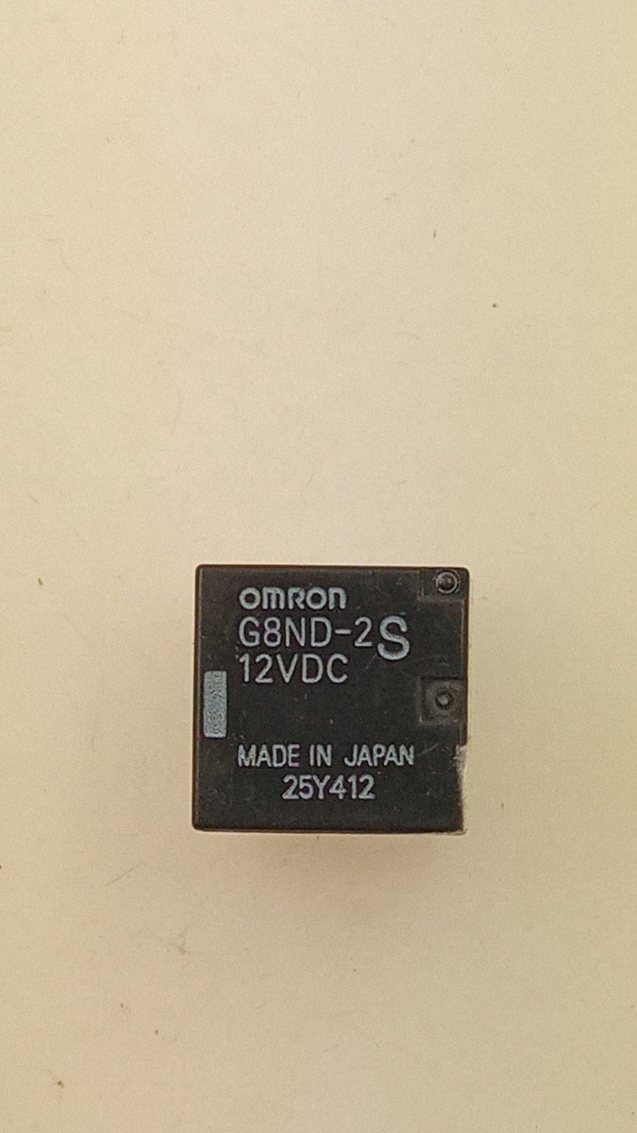 Реле Omron G8ND-2S 12VDC 30A 180Om 14,1x14x14 (18371)