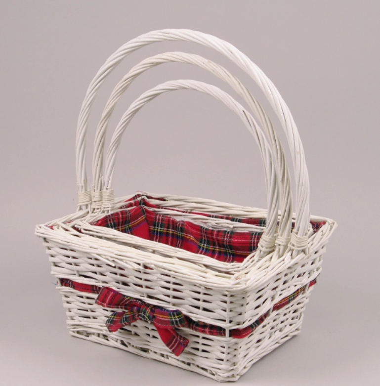 Комплект корзин с тканью 3 шт. (45609)