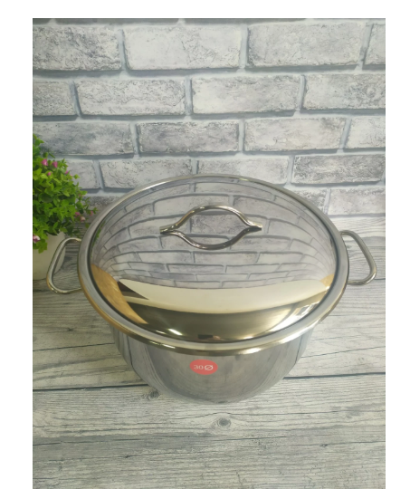 Каструля OMS Kinox з нержавіючої сталі з кришкою для газу і індукцїї 26х16 см 8 л (30286085) - фото 6 Каструля OMS Kinox з нержавіючої сталі з кришкою для газу і індукцїї 26х16 см 8 л (30286085) - фото 6