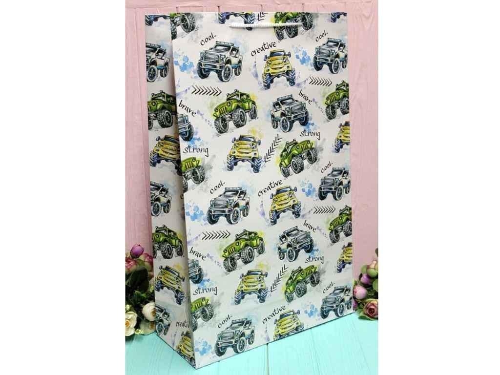 Пакет подарунковий Упаковкин вертикальний 55x34x14,5 см №ПАК ГВ - 312 (1001801)