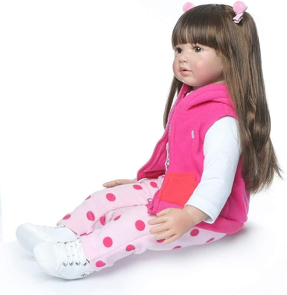 Кукла Реборн Reborn Девочка мягконабивная 60 см (1809635415) - фото 4 Кукла Реборн Reborn Девочка мягконабивная 60 см (1809635415) - фото 4