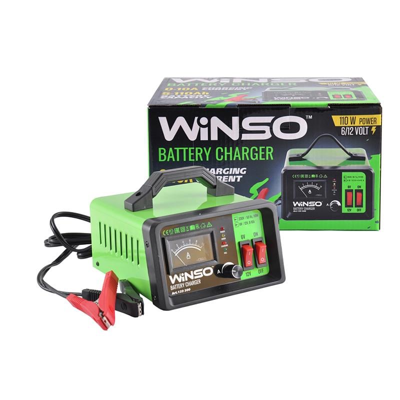 Зарядний пристрій для АКБ WINSO Battery Charger 6-12 В/10 А/100Ah 139300 (107209)