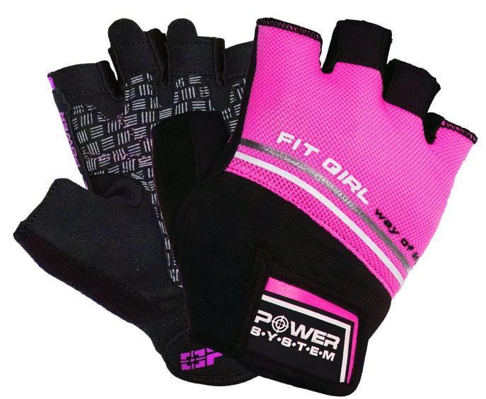Рукавички для фітнесу Power System PS-2920 Fit Girl Evo XS Pink (3019792832)