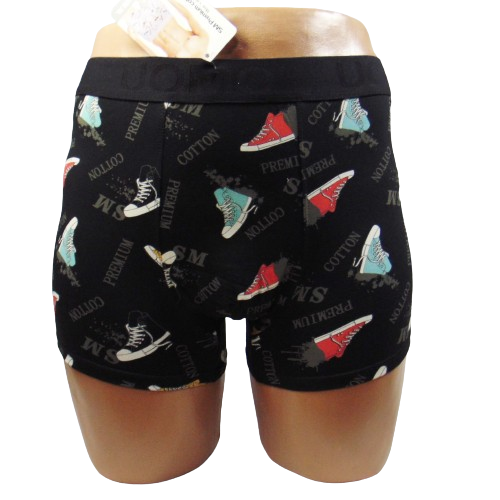 Трусы мужские боксеры SM Premium 90956 cotton L Черный (2246261601) Трусы мужские боксеры SM Premium 90956 cotton L Черный (2246261601)