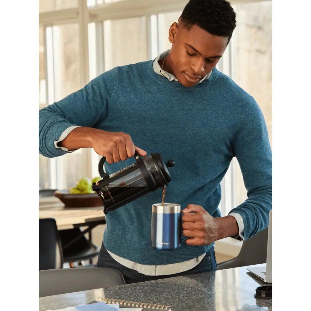 Термокружка Contigo Streeterville with Handle 420 мл Blue Corn (2174675) - фото 7 Термокружка Contigo Streeterville with Handle 420 мл Blue Corn (2174675) - фото 7