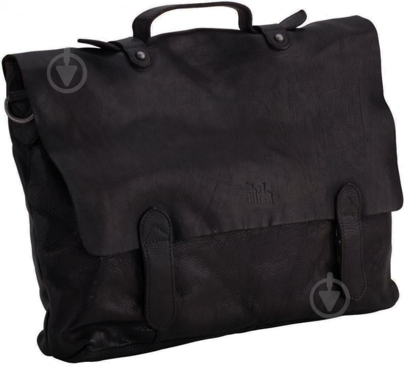 Сумка шкіряна чоловіча Lindenmann The art of belt 80104 Чорна (1195) Сумка шкіряна чоловіча Lindenmann The art of belt 80104 Чорна (1195)