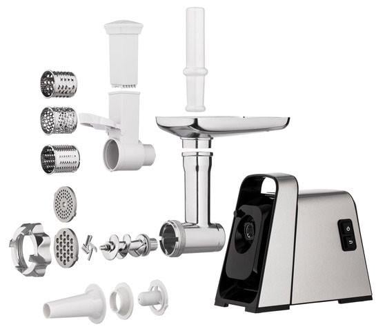 Мясорубка-соковыжималка с шинковкой Rainberg 3800W металлическая - фото 8 Мясорубка-соковыжималка с шинковкой Rainberg 3800W металлическая - фото 8