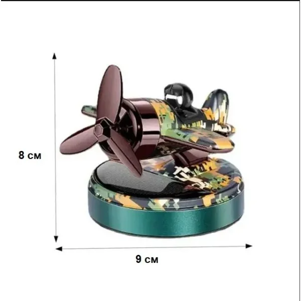 Ароматизатор літак з пілотом на сонячній батареї в подарунковій упаковці Pixel/Green (4548-Leader) - фото 7 Ароматизатор літак з пілотом на сонячній батареї в подарунковій упаковці Pixel/Green (4548-Leader) - фото 7