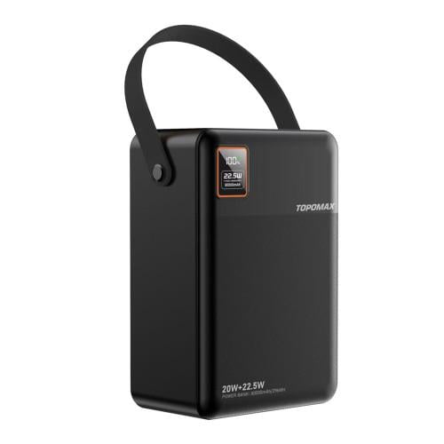 Павербанк Topomax Travel Series 80000 mAh 22,5W 4хUSB Type-C/Micro/Lightning Чорний (30359508) - фото 2 Павербанк Topomax Travel Series 80000 mAh 22,5W 4хUSB Type-C/Micro/Lightning Чорний (30359508) - фото 2