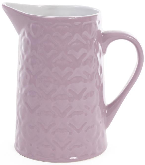 Кувшин керамический Нежный орнамент 860 мл Фиолетовый (BD-593-227)