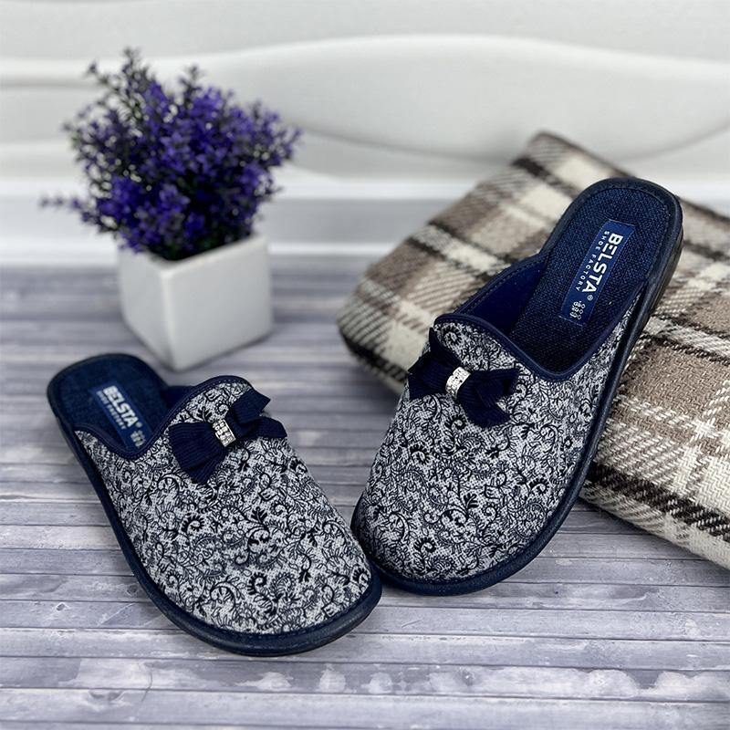 Домашні тапочки жіночі БЕЛСТА E-001-87 24,5-25 см p. 40 Синій (20812802)