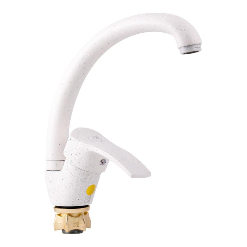 Змішувач для кухні Lidz (WHI)-20 38 008 03 White Змішувач для кухні Lidz (WHI)-20 38 008 03 White