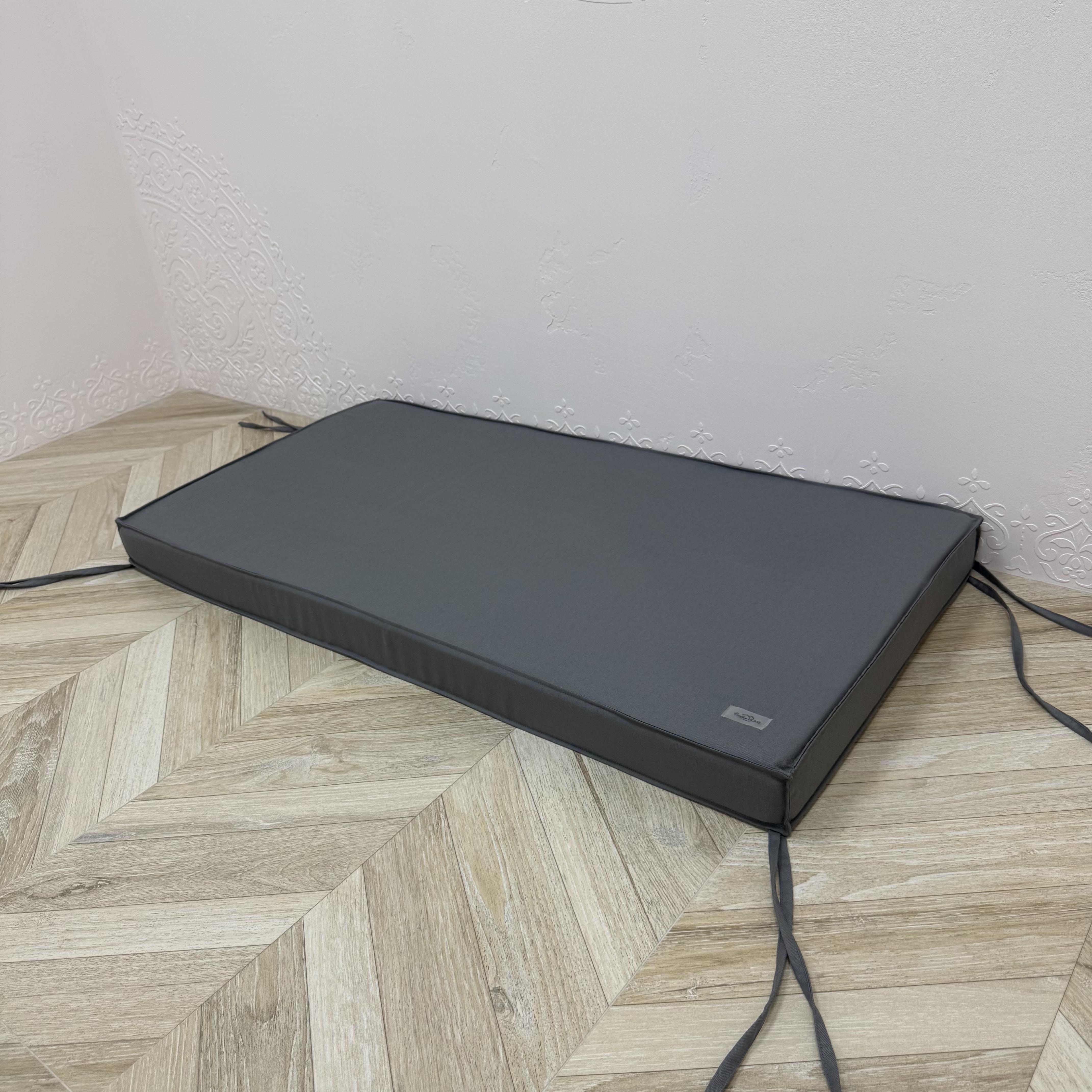 Матрас Comfort Home на подоконники/каркасы/поддоны/садовую мебель 160х40х8 см Grey