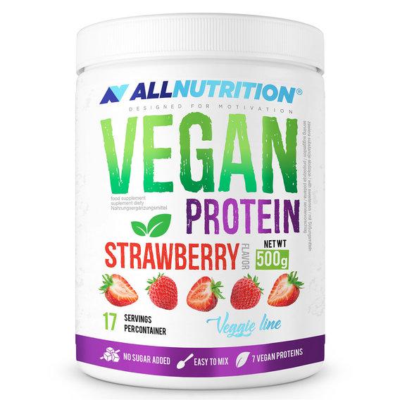 Протеин All Nutrition Vegan Protein 500 г 17 порций Strawberry