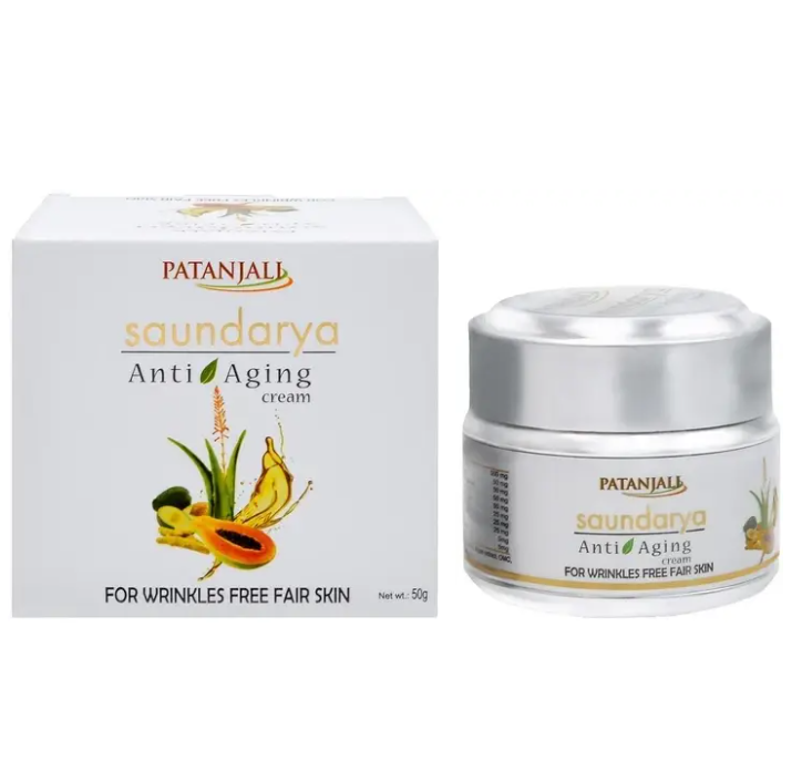 Крем для лица антивозрастной Patanjali Саундаря 50 г (1968792224)