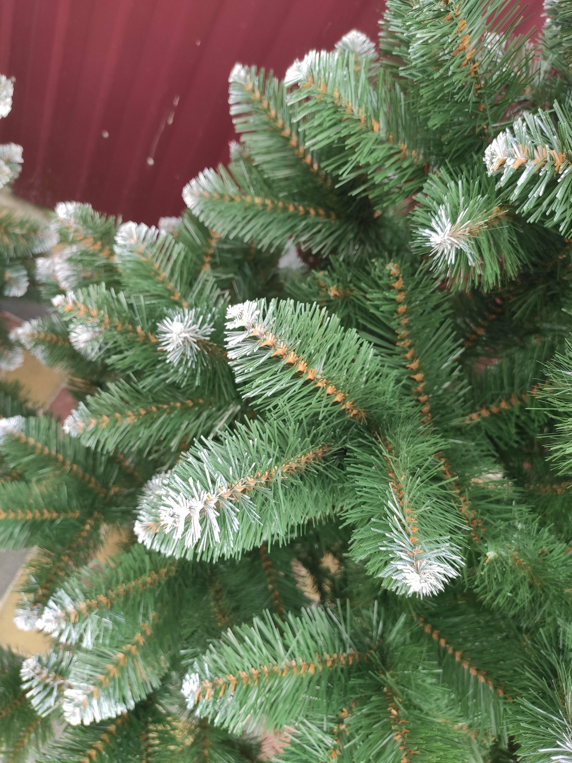 Ялинка штучна Хатинка Снігова Королева із засніженими кінчиками та металевою підставкою 3,00 м Зелений (С.К-300) - фото 2 Ялинка штучна Хатинка Снігова Королева із засніженими кінчиками та металевою підставкою 3,00 м Зелений (С.К-300) - фото 2