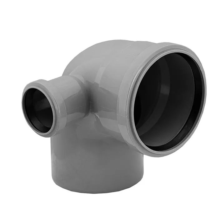 Колено канализационное СВК-Альянс левое 90° 110х50 мм