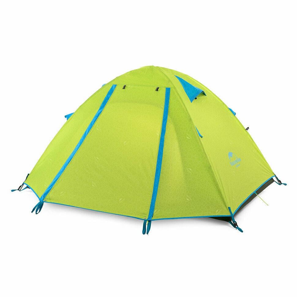 Палатка трехместная Naturehike P-Series NH18Z033 205х205 см Салатовый