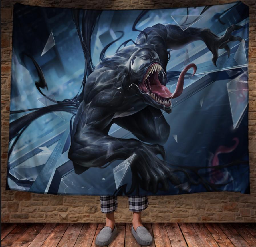 Плед с 3D принтом Веном 150х200 см (epi_1043) Плед с 3D принтом Веном 150х200 см (epi_1043)