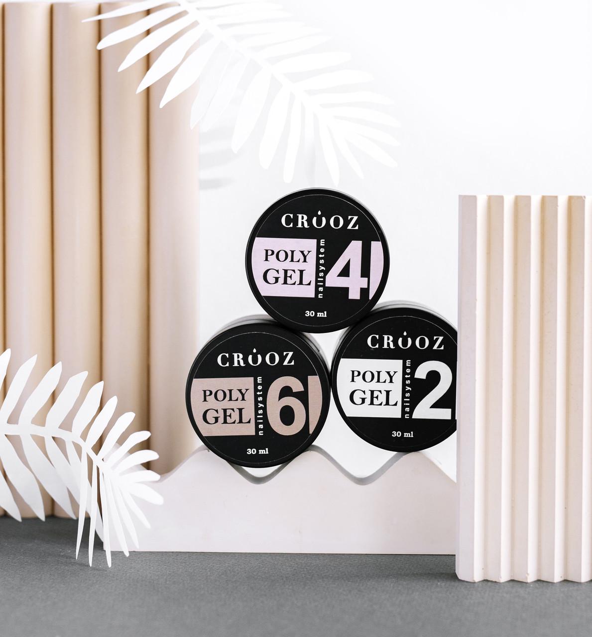 Полігель Crooz 30 мл №4 Молочно рожевий - фото 7 Полігель Crooz 30 мл №4 Молочно рожевий - фото 7