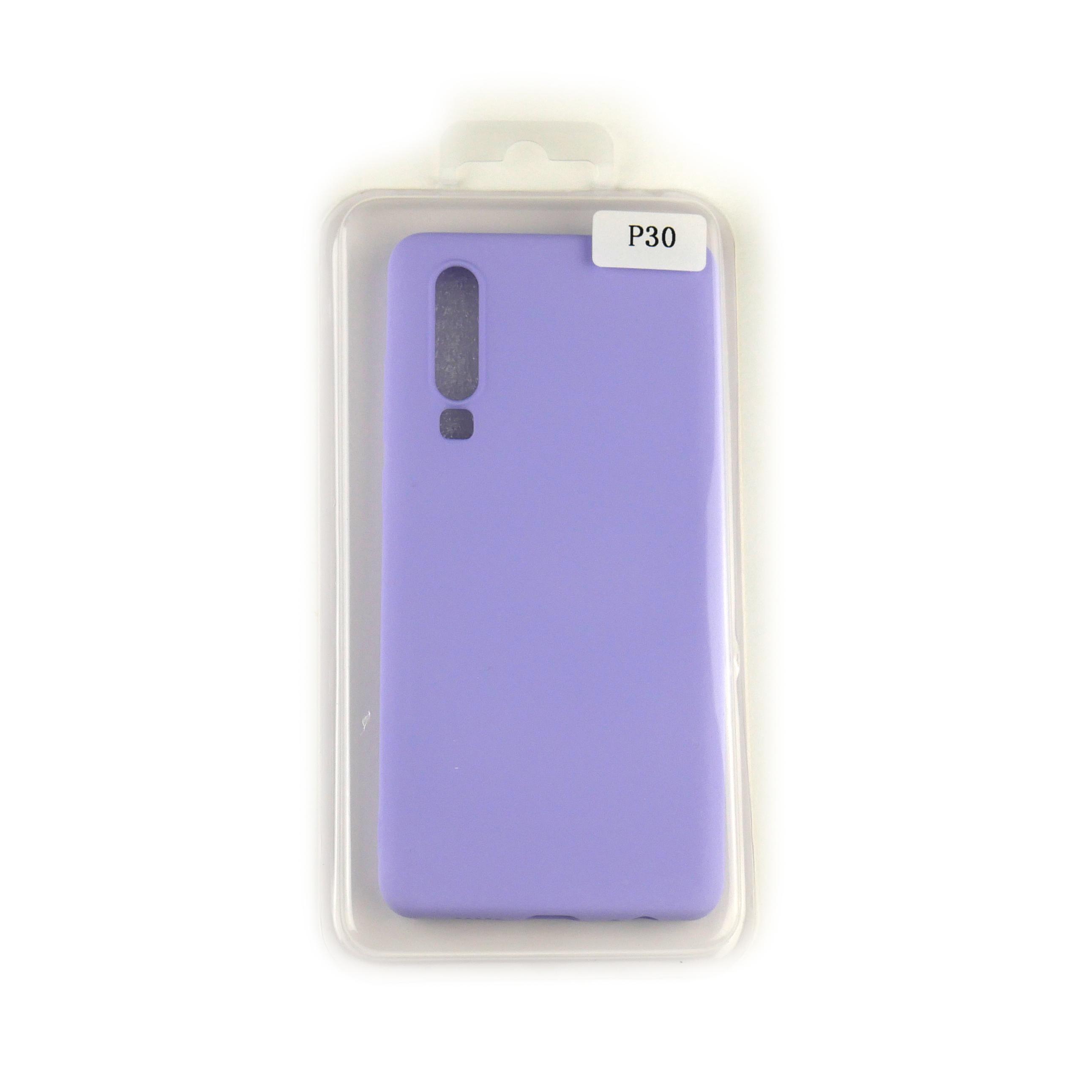 Чехол Silicone Case Full Cover Huawei P30 Лавандовый