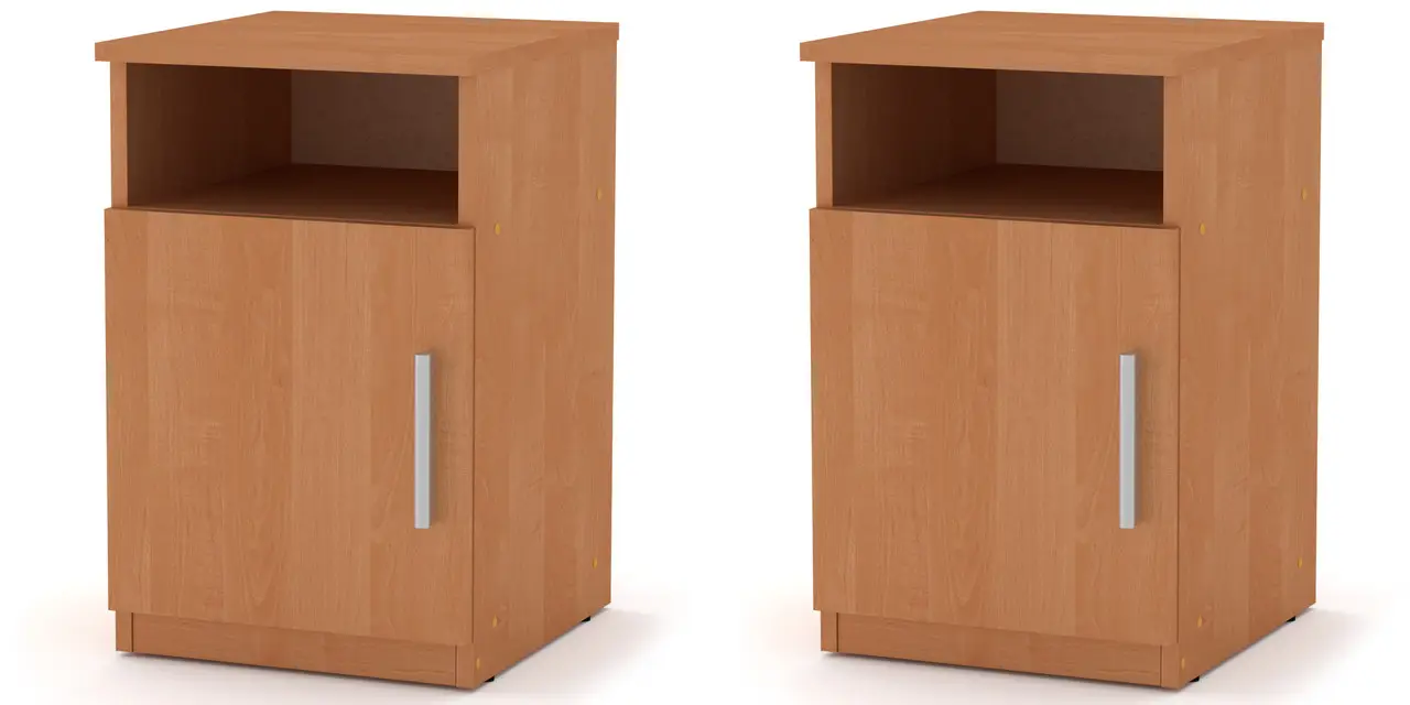 Тумба приліжкова Компаніт ПКТ-1 2 шт. Вільха (26642712)