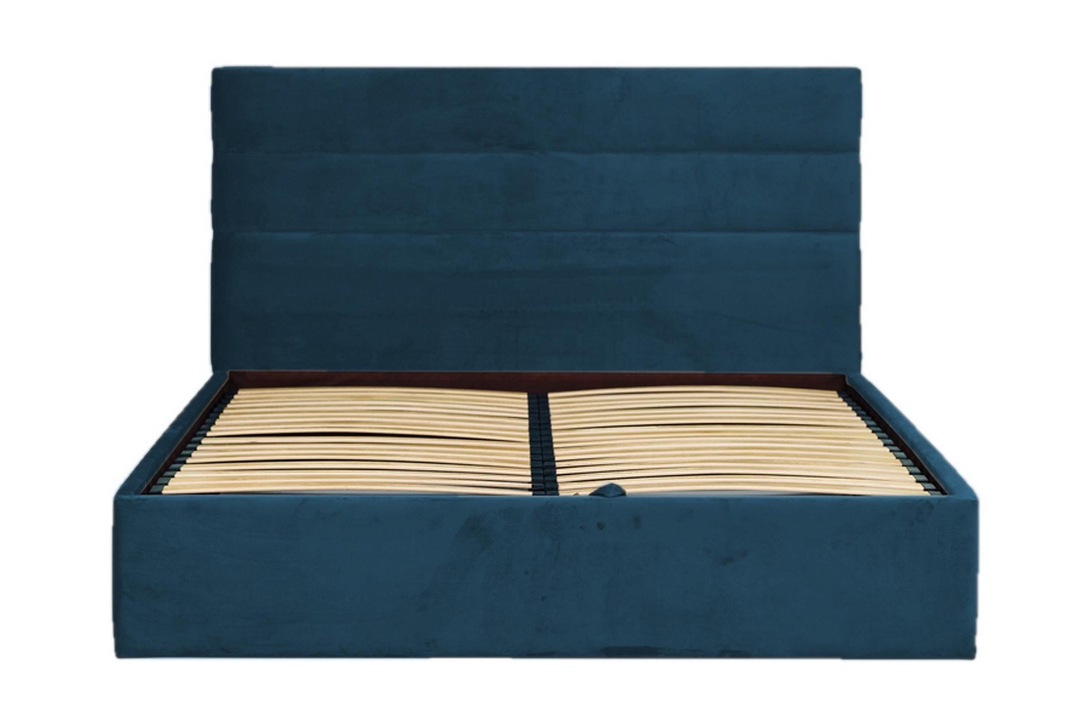 Ліжко RidneTut Edison Lite Chicago 12 140х200 см Темно-синій (33410013-12140) Ліжко RidneTut Edison Lite Chicago 12 140х200 см Темно-синій (33410013-12140)