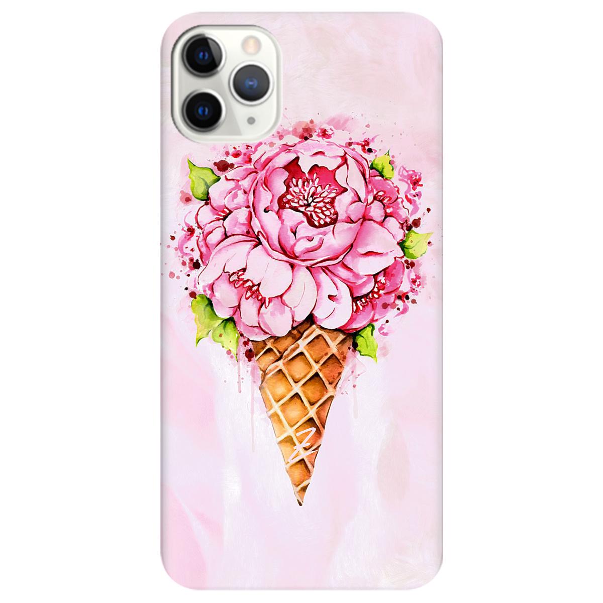 Силиконовый чехол Zorrov для Apple iPhone 11 Pro - Ice cream (12180040179072211)