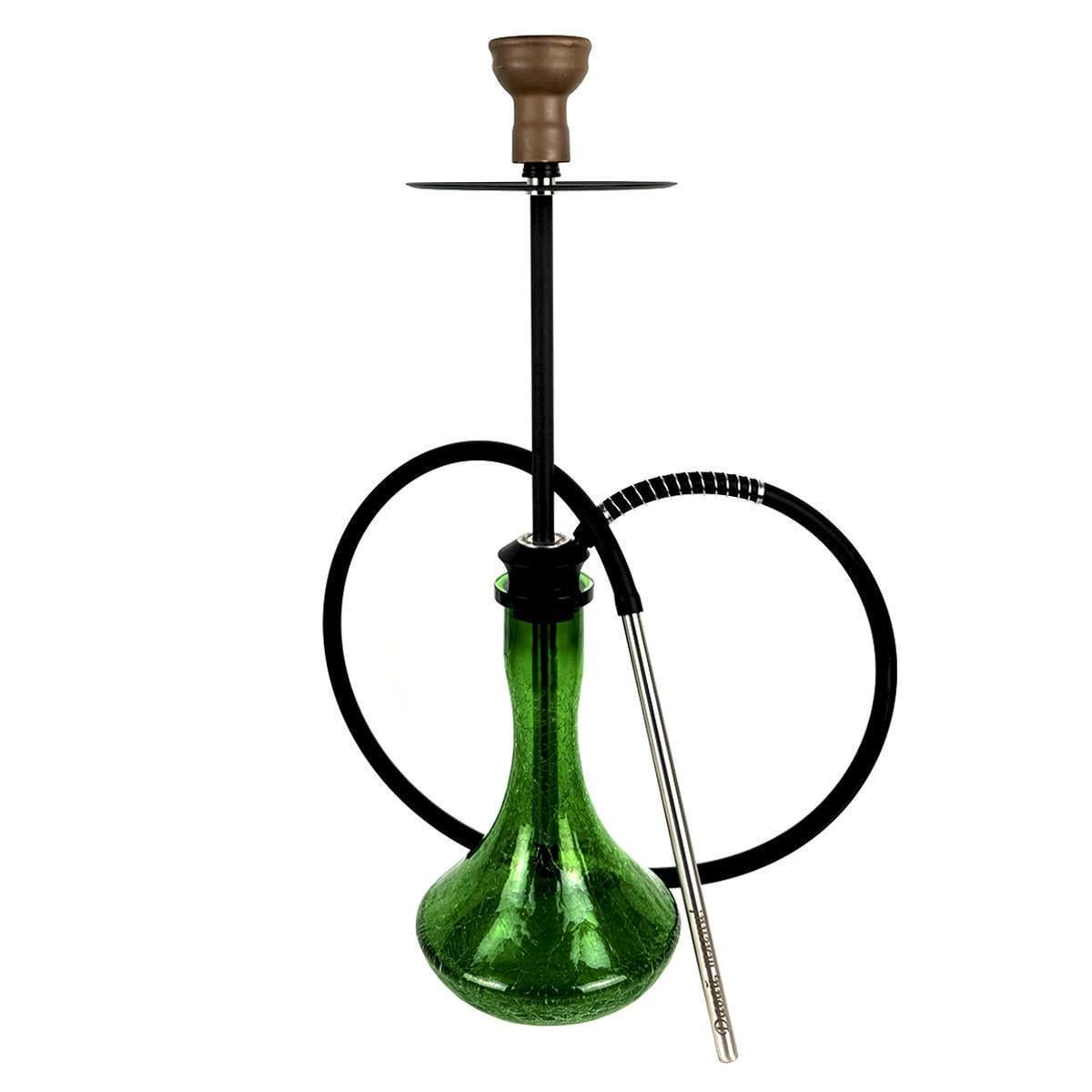 Кальян Tiaga Hookah Classic Black Craft Crash Green