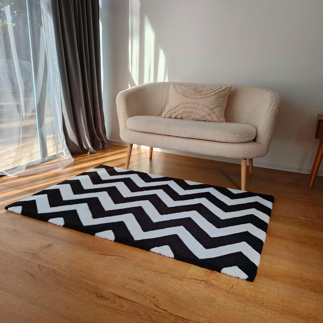 Ковер ручной работы Геометрия 100х100 см - фото 7 Ковер ручной работы Геометрия 100х100 см - фото 7