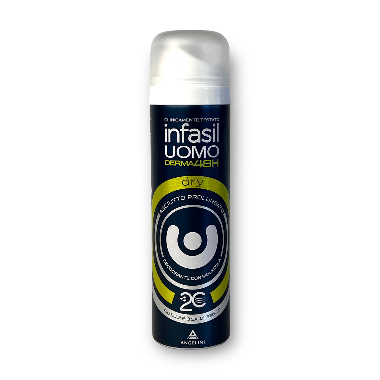 Дезодорант INFASIL uomo derma 48h dry 150 мл (1898056499)
