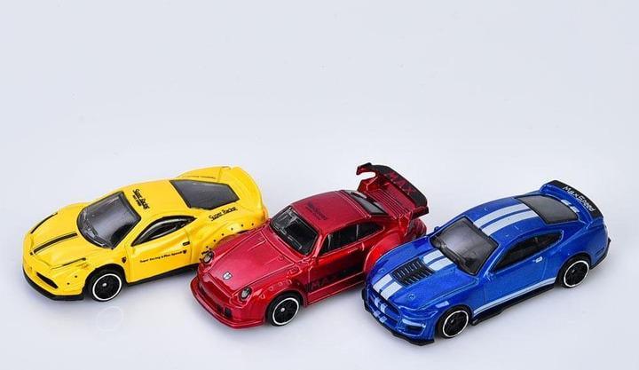 Набор машинок HOME YZ666-18 металл 3 шт. 1:64 7 см (6903317694709)