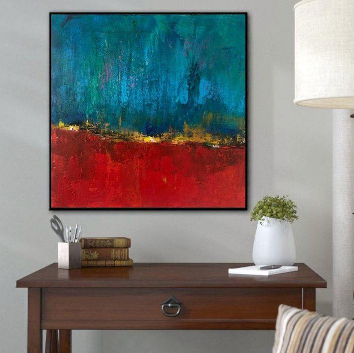 Картина на холсте ArtSale Абстракция 70х70 см abst0015