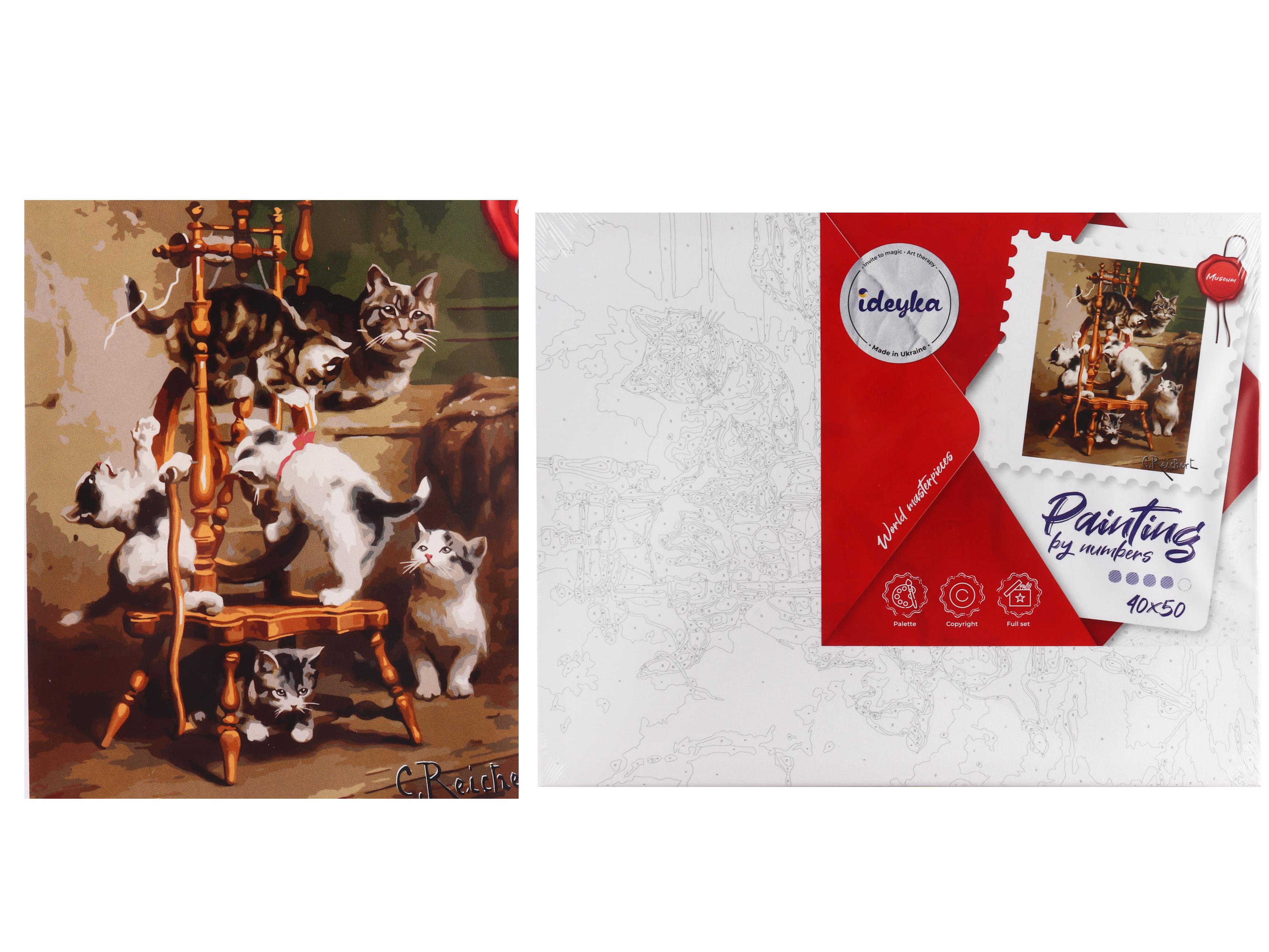 Картина за номерами Ideyka Веселі забави кно4476 40x50 см (MTT-160956)