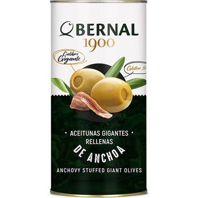Оливки Bernal Гіганти фаршировані пастою з анчоуса 1440 г (13344523)