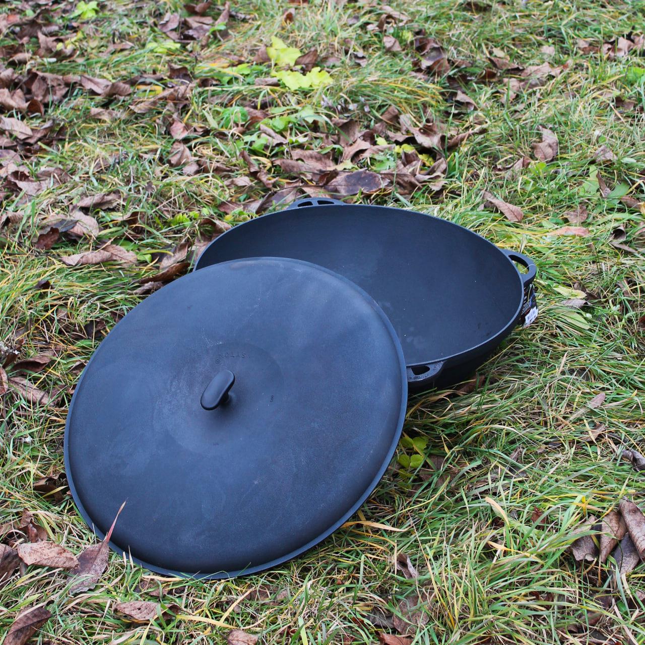 Котел чавунний азіатський з кришкою 22 л (23163004) - фото 4 Котел чавунний азіатський з кришкою 22 л (23163004) - фото 4