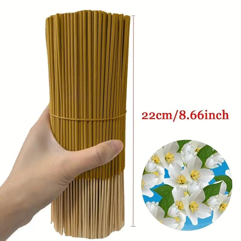 Аромапалочки Жасмин с бамбуковым стержнем 20 шт. Зеленый (2690595906) - фото 10