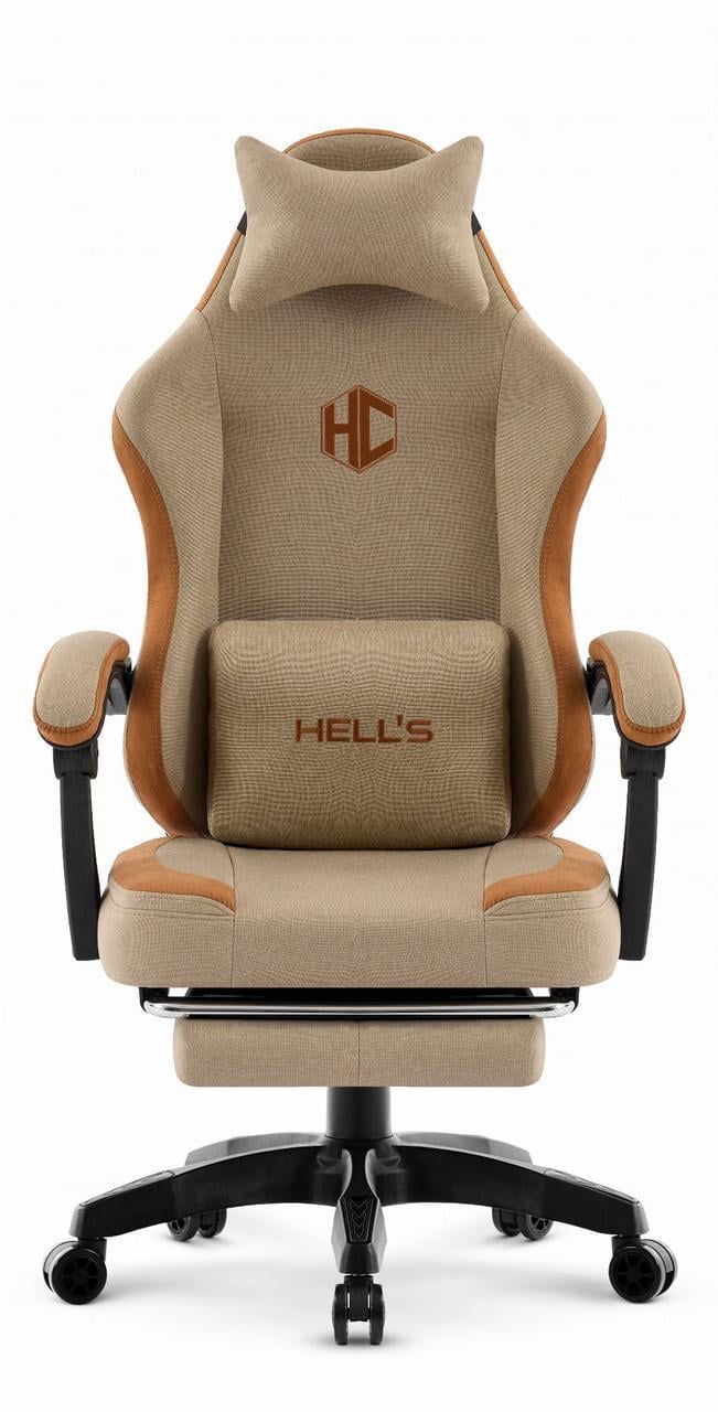 Комп’ютерне крісло Hell’s HC-1016 тканина Beige (5907196011566) - фото 2