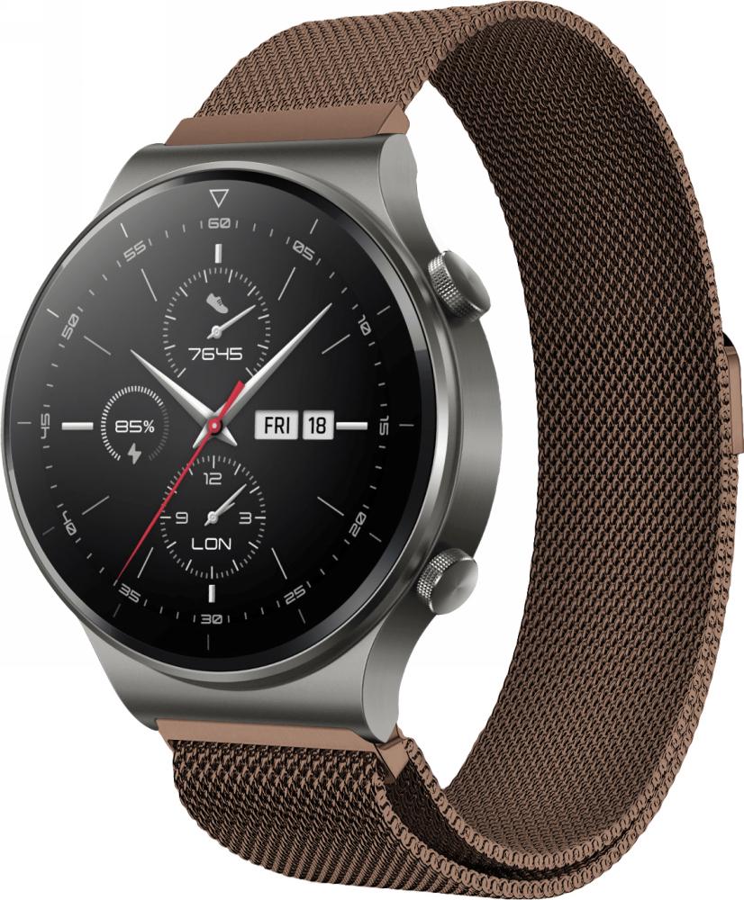 Ремешок Миланская Петля Milano для Huawei Watch GT 2 Pro Brown (23314)