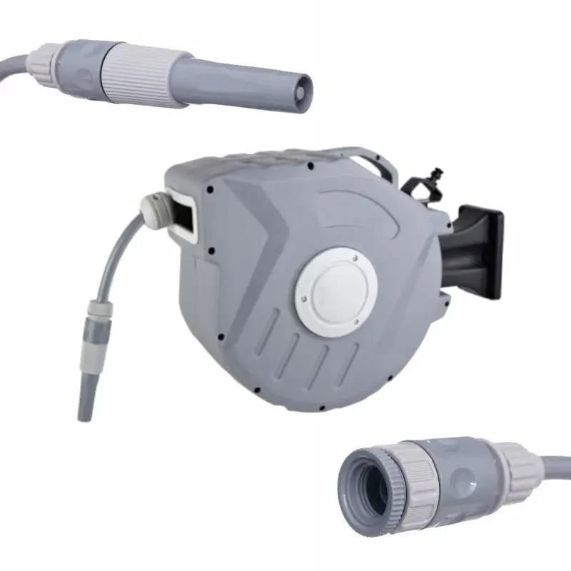 Садовый шланг Kraft&Dele с автоматической намотки на катушке 15+1,5 м 8/24 бар 3/4" (KD2082) - фото 2