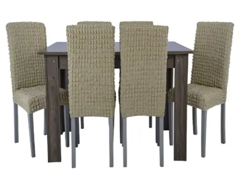 Комплект чехлов на стуле без оборки 6 шт. (KS06010)