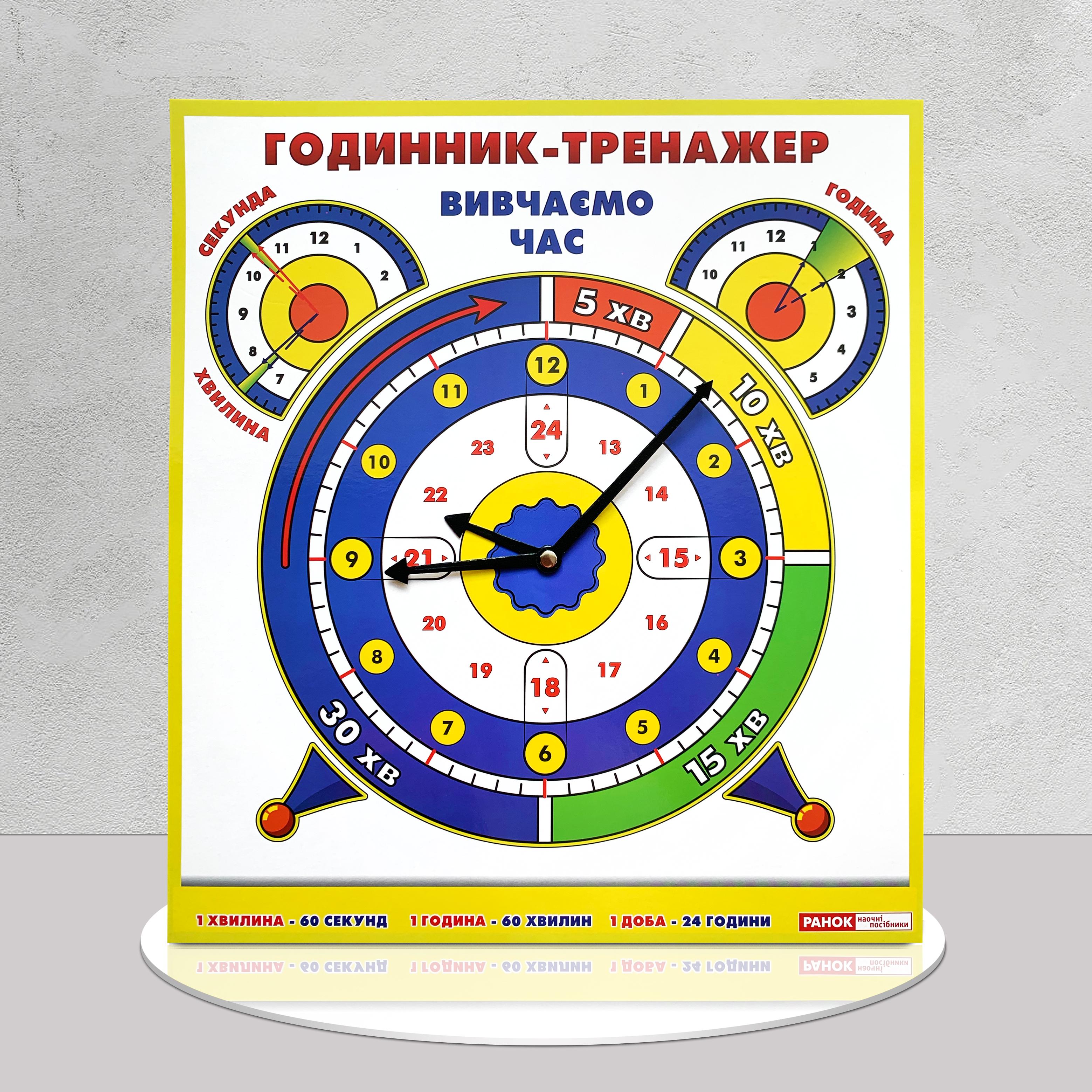 Годинник-тренажер навчальний (1311957)