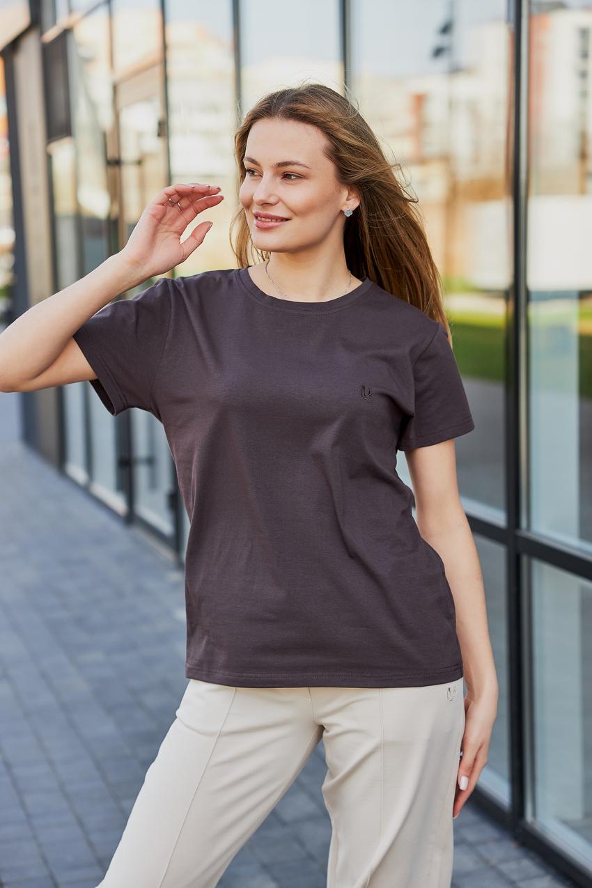 Футболка женская М178 XL Шоколадный (902-1-63)